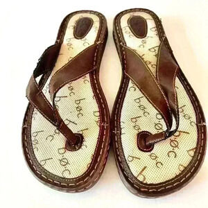 NEW! boc Vegan Leather Thong Slip-on Sandals